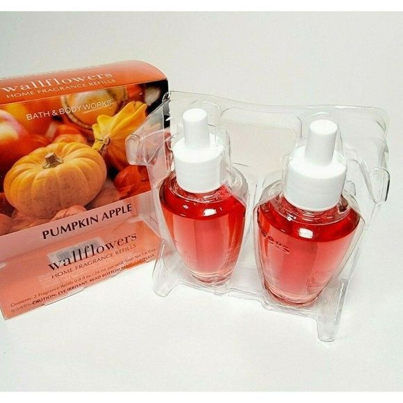 Bath & Body Works PUMPKIN APPLE Wallflower Refills 2pk New in Box - Picture 4 of 7